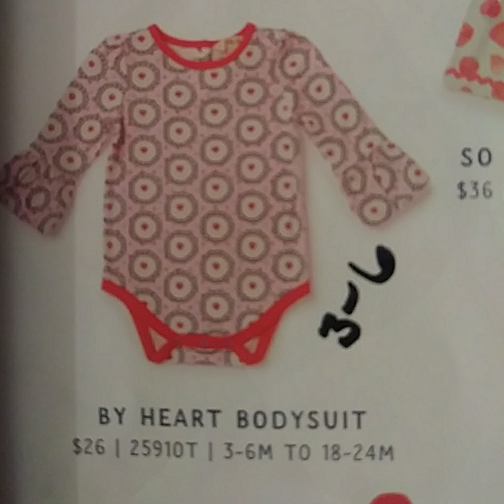 By heart BodySuit 3-6m